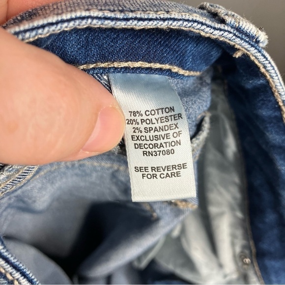 C est. 1846 denim classic fit jeans with pocket bling size 4 - Picture 9 of 10